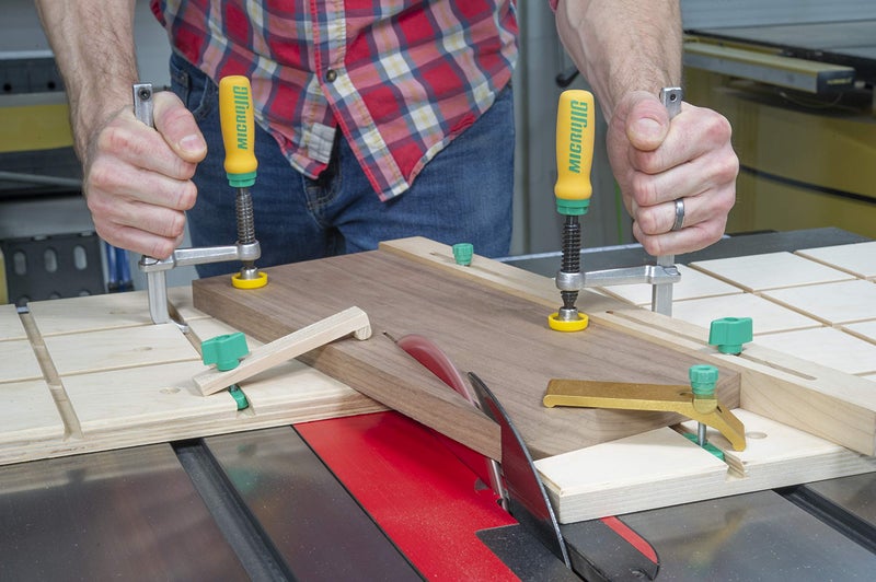 MICROJIG Matchfit DVC-1177K2 Dovetail Clamp Pro  Green/Yellow/Silver - Image 5